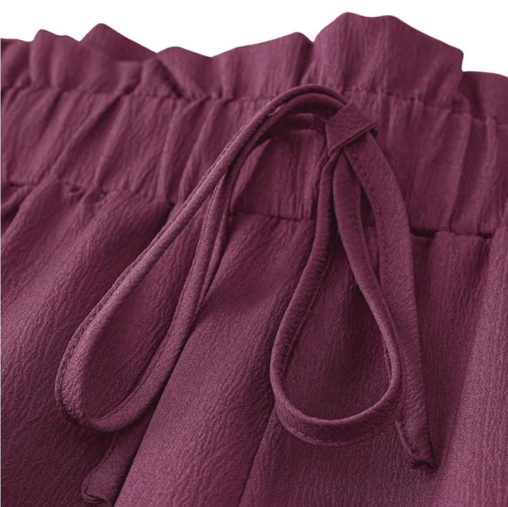 Women's Wide Leg Lounge Pants - Picture 4 of 4